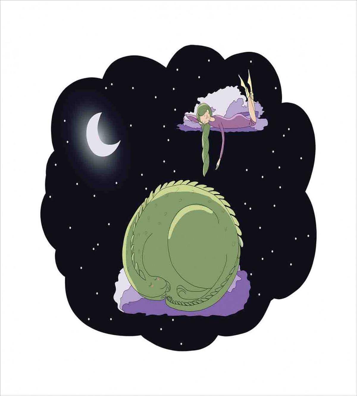 Sleeping Kid Dragon — Pattern