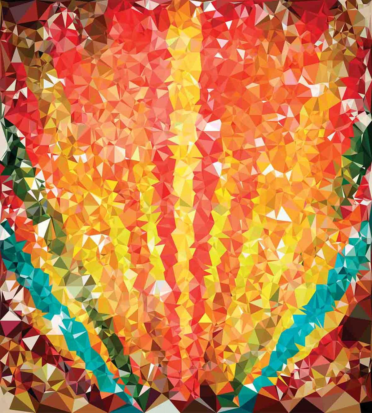 Rainbow with Diamonds — Pattern