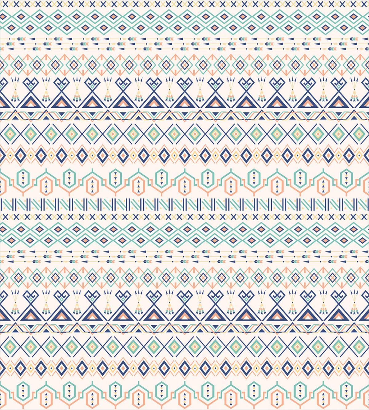 Aztec Motifs Squares — Pattern