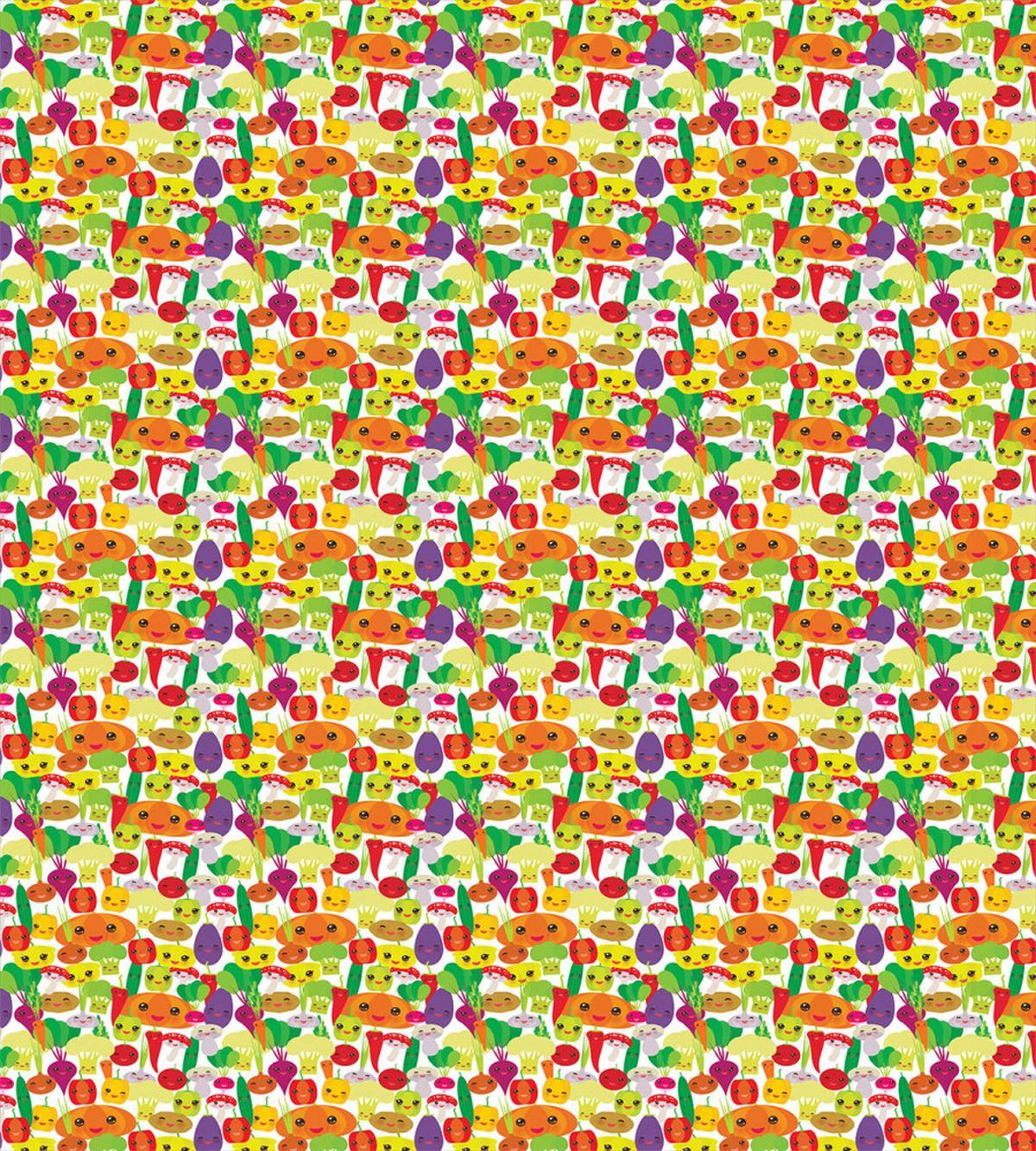 Smile Kawaii Foods — Pattern