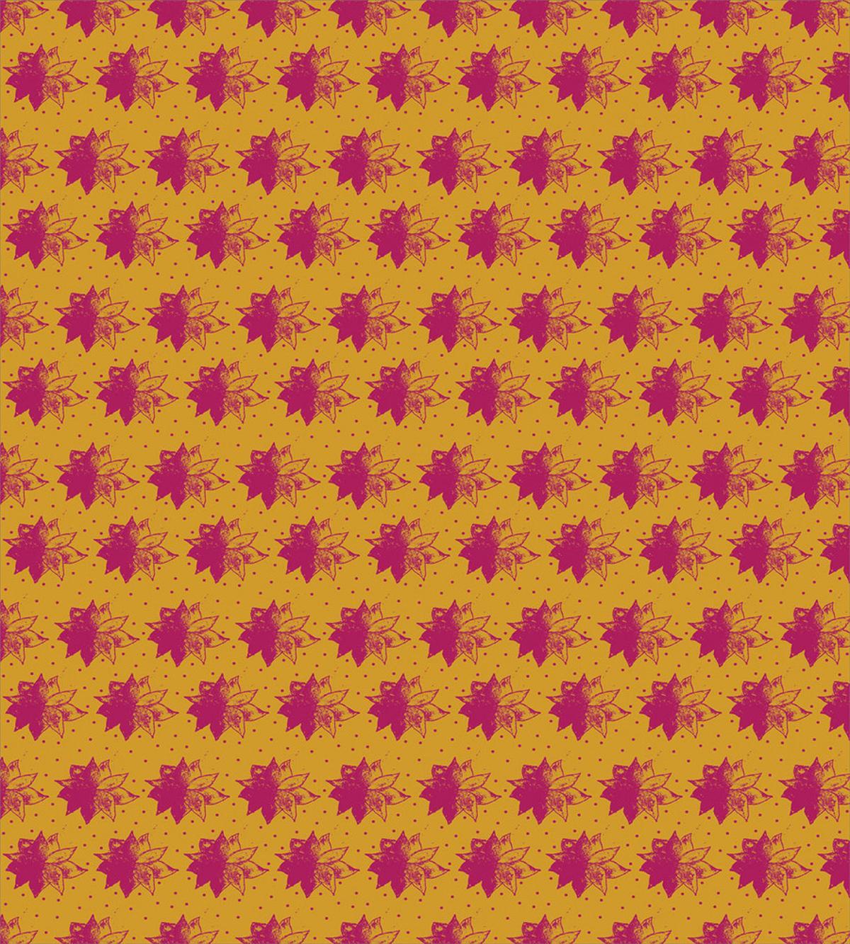 Grunge Perennial Flowers — Pattern