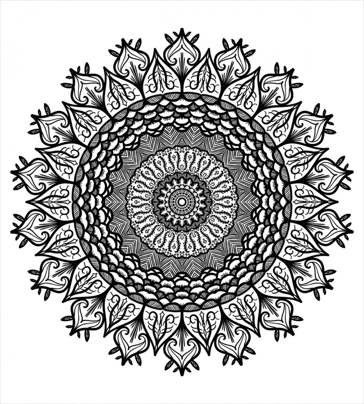 Tribal Flower — Pattern