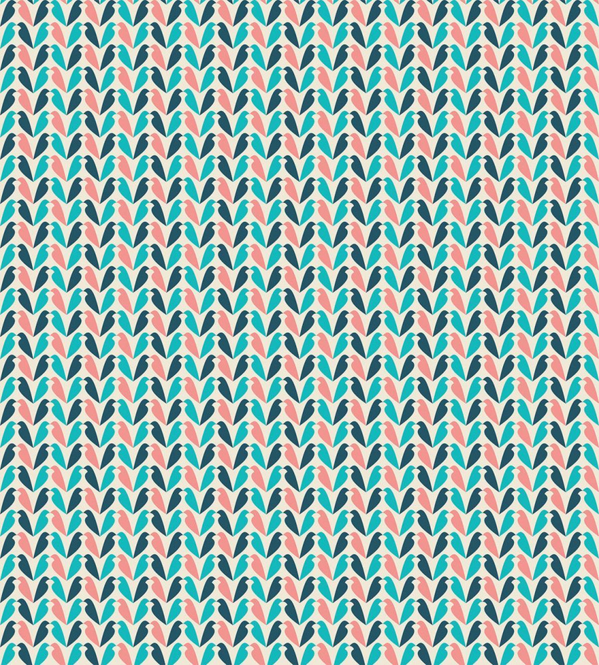 Bird Silhouette Like Motif — Pattern