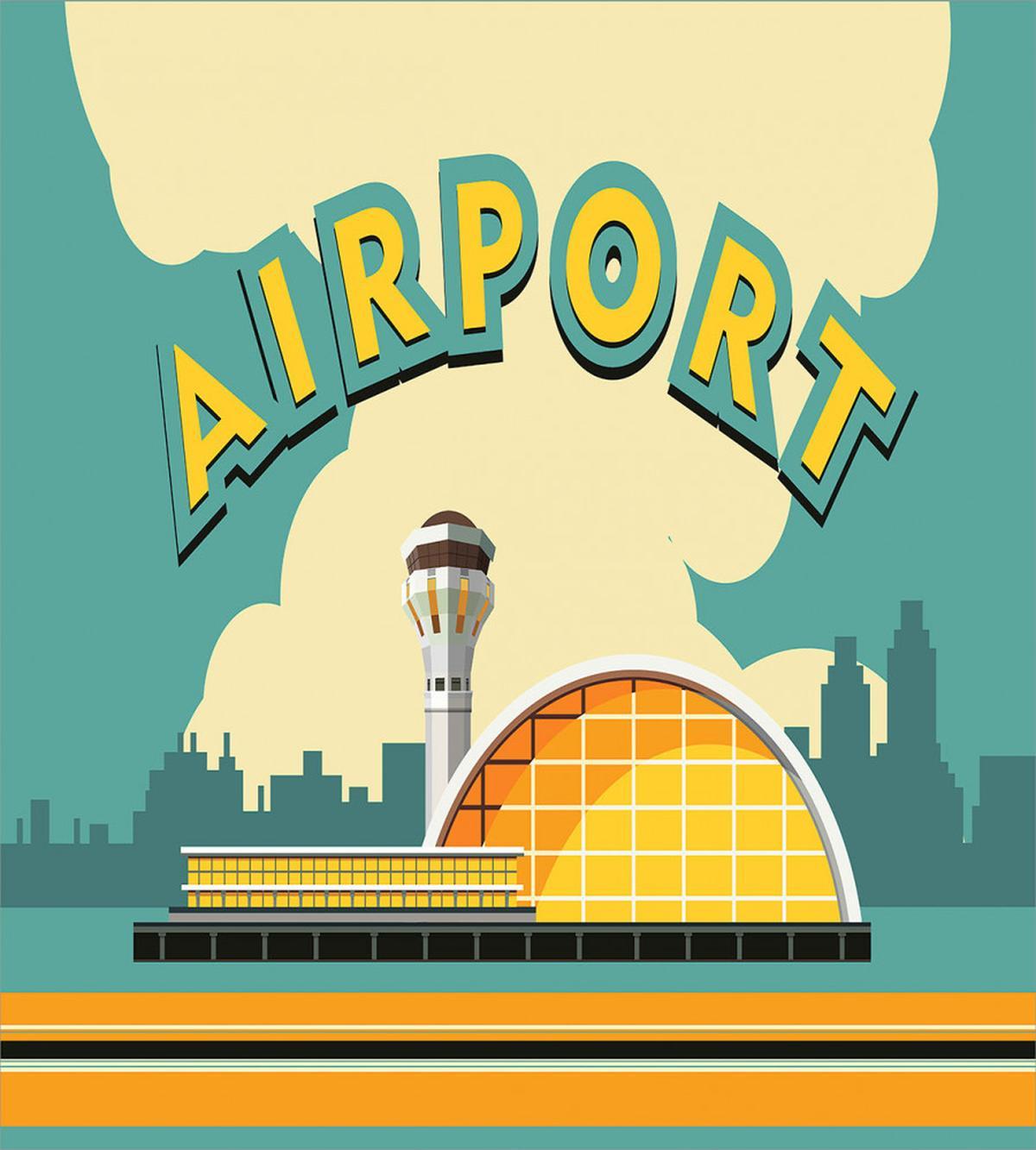 Nostalgic Airport Building — Pattern