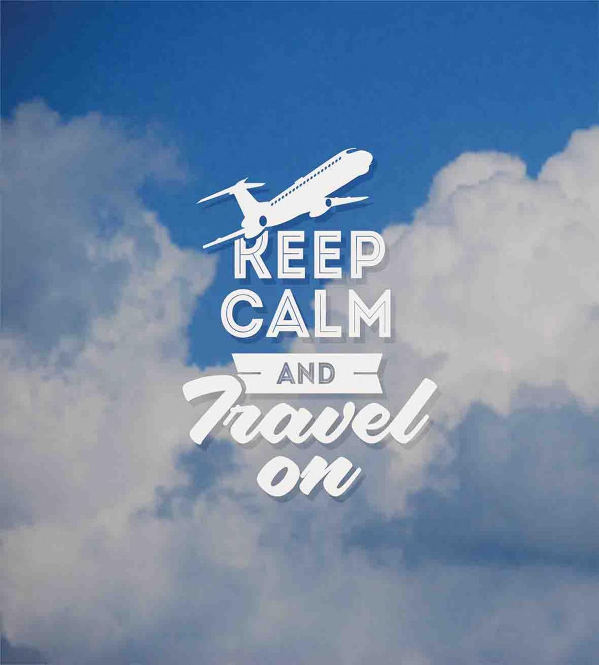 Keep Calm and Travel — Pattern