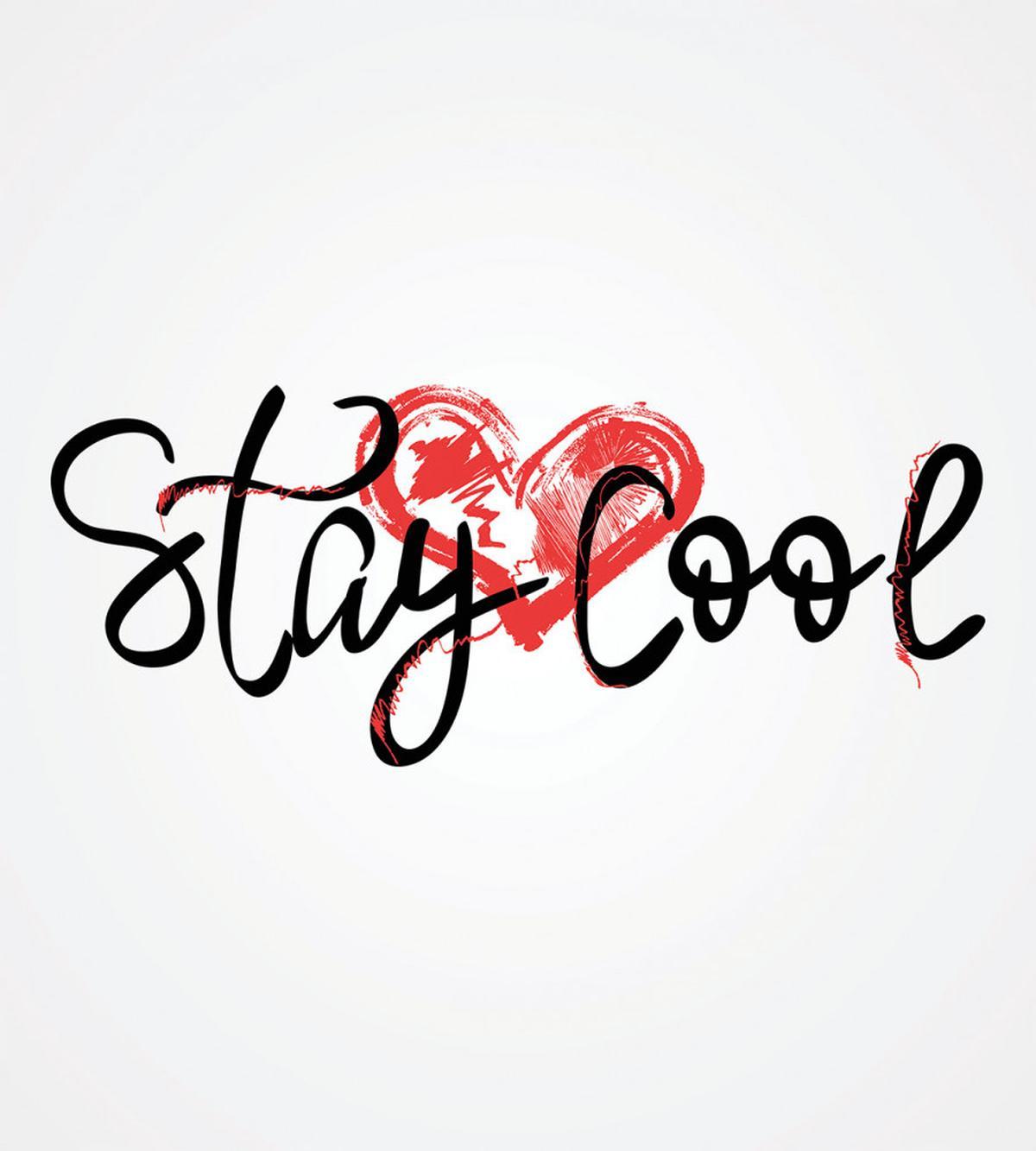 Ink Calligraphy and Heart — Pattern