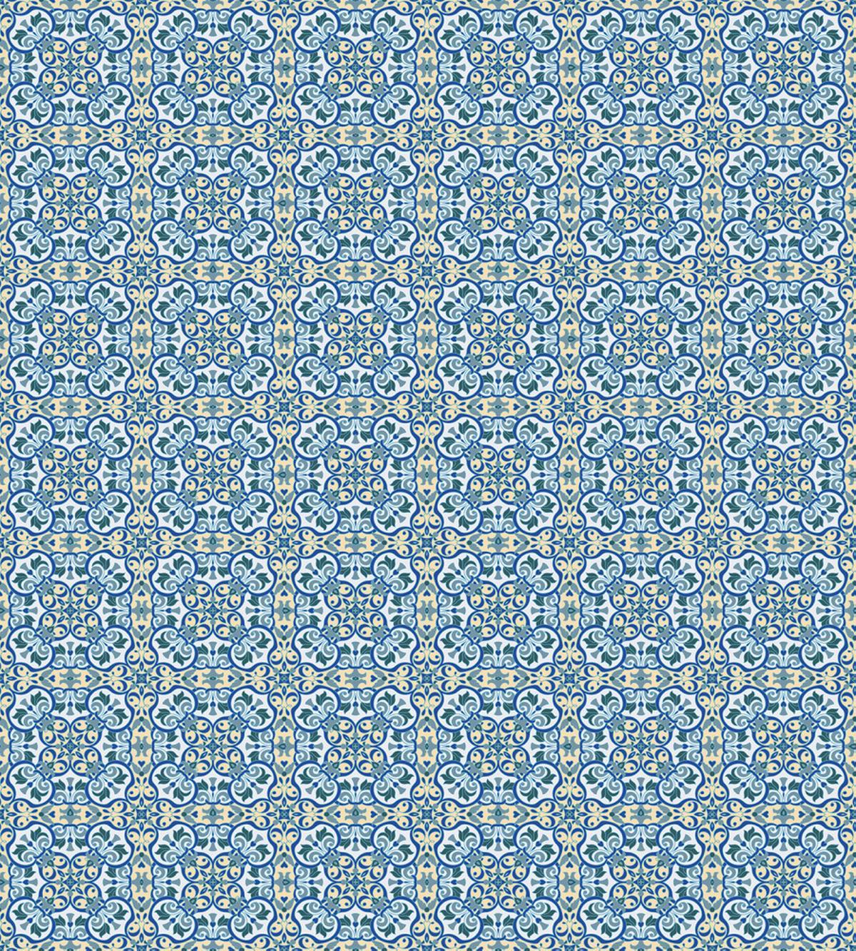 Curvy Circular Hand Tile — Pattern