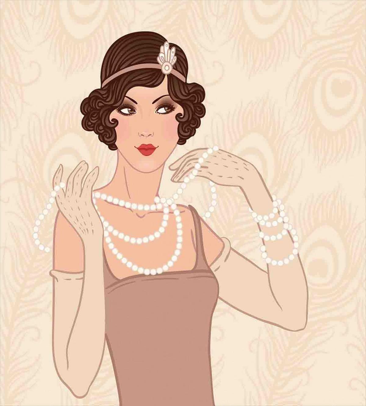 Brunette Flapper — Pattern