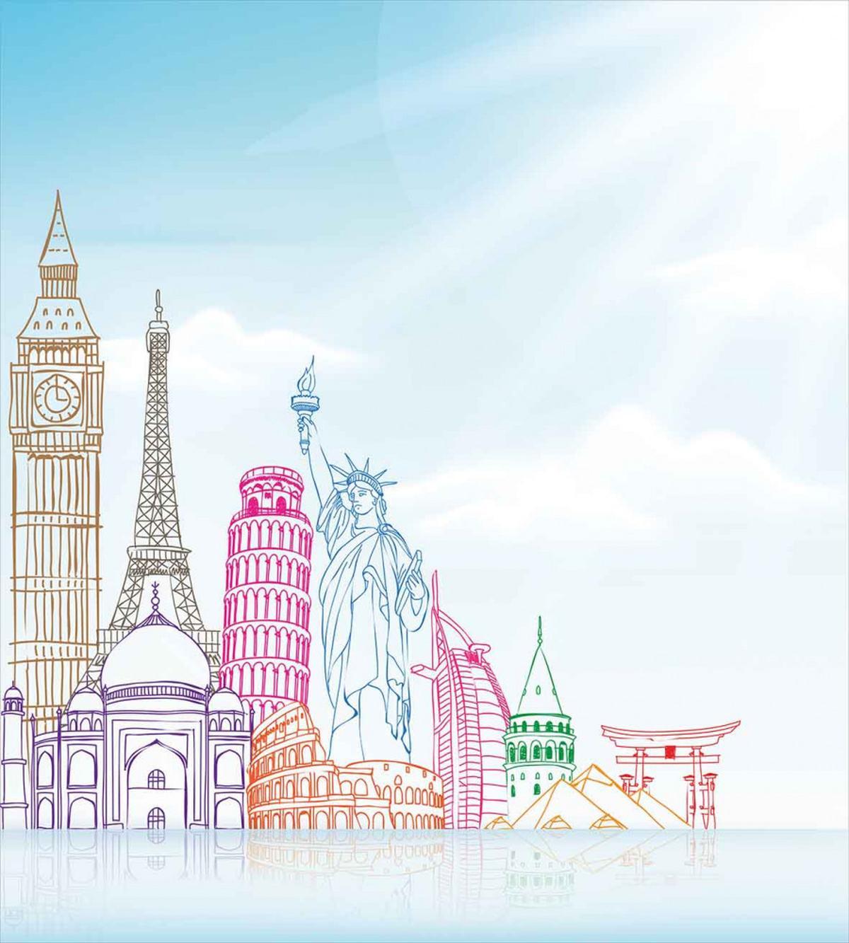 European Cities Landmarks — Pattern