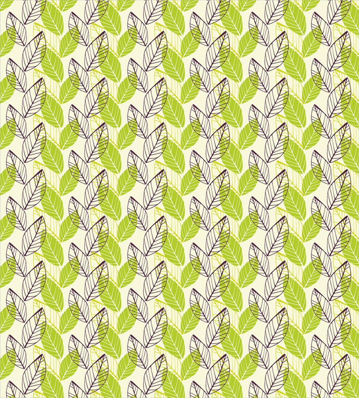 Hand Drawn Leaf Shapes — Pattern
