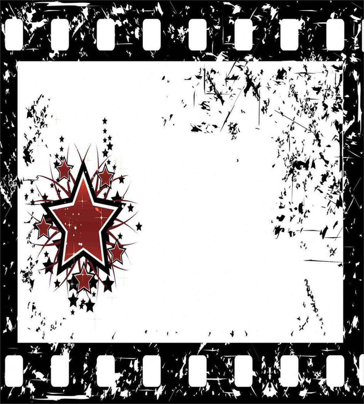 Grunge Strip Star — Pattern