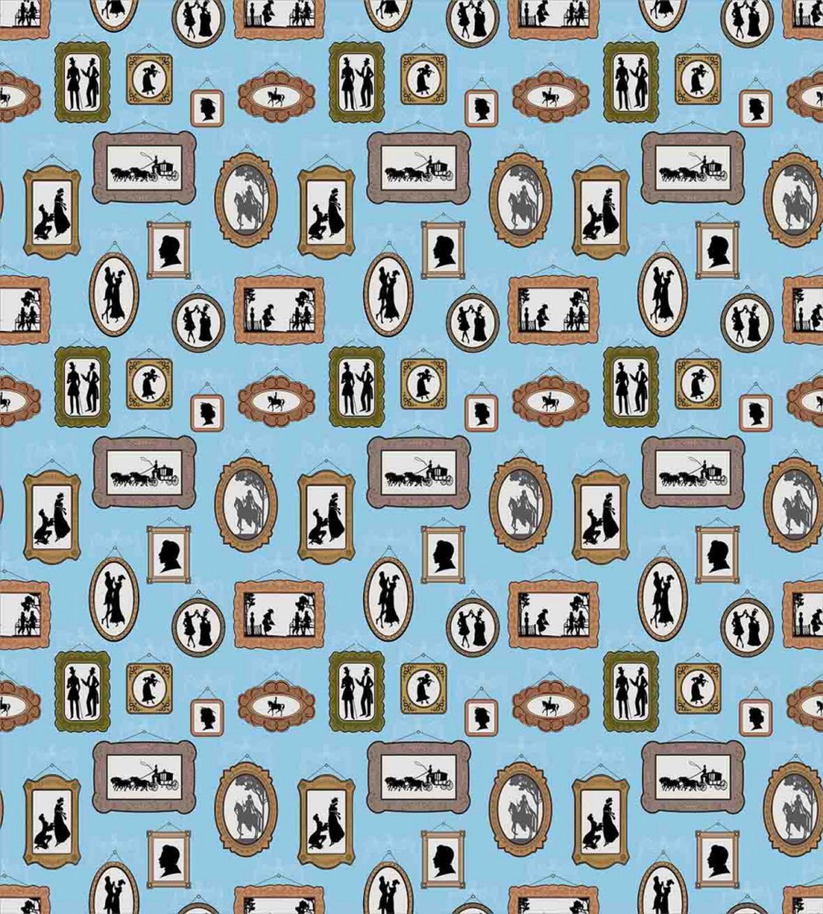 Antique Frames on Wall — Pattern