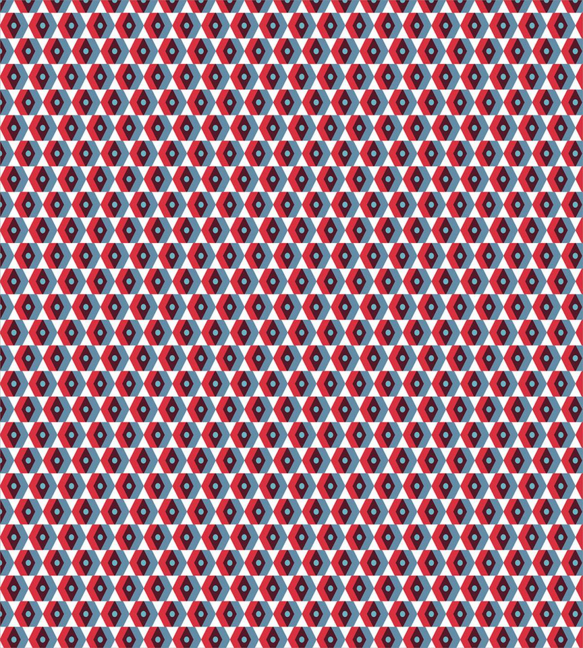 Retro Hexagonal Motif — Pattern