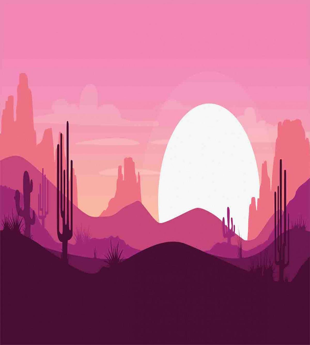 Arizona Desert Cactus — Pattern