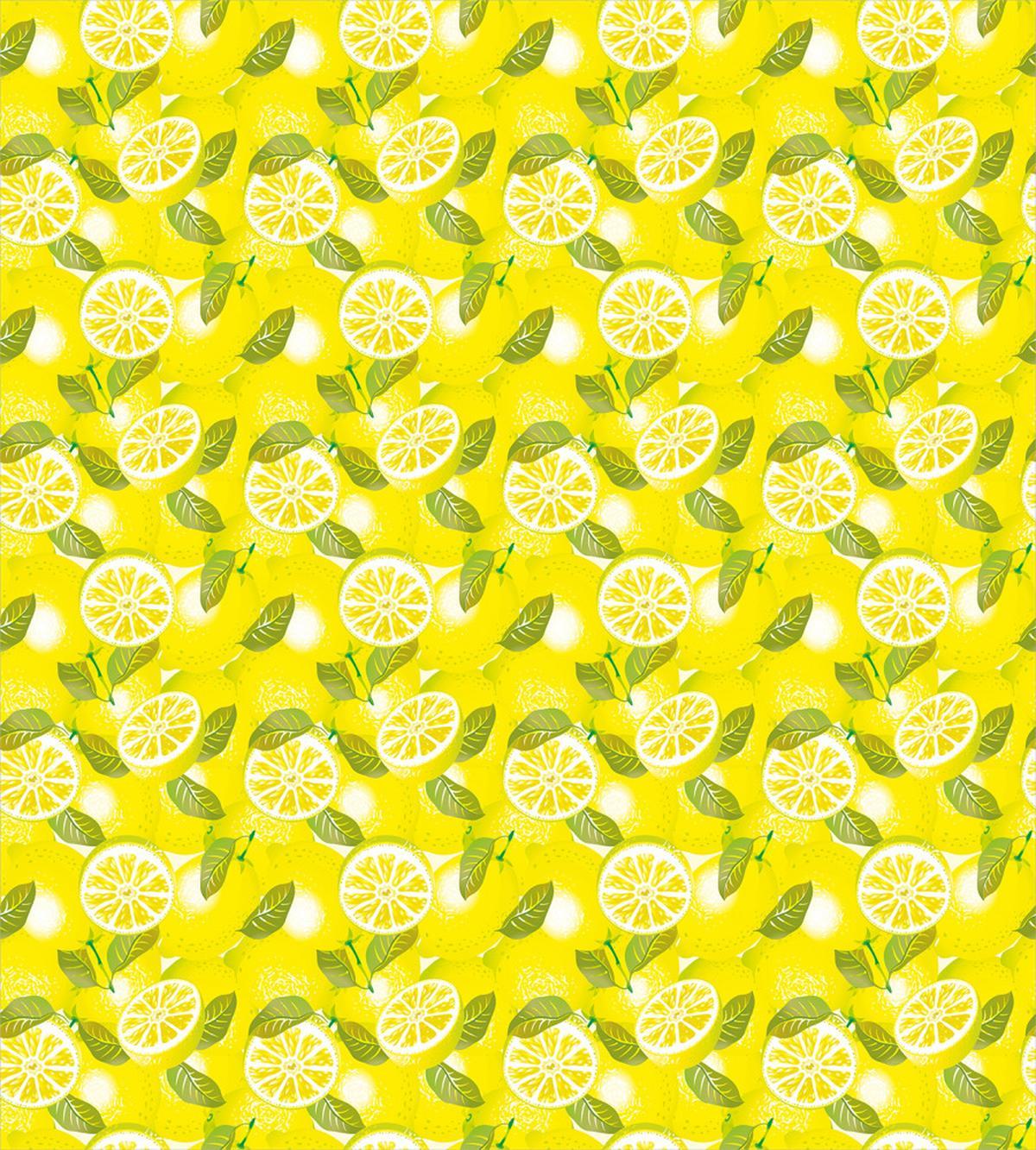 Fresh Lemons with Leaves — Pattern