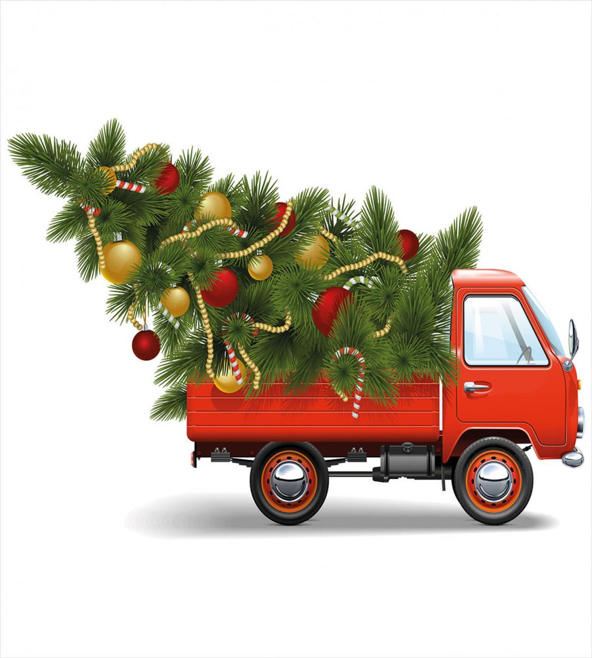 Xmas Truck and Tree — Pattern