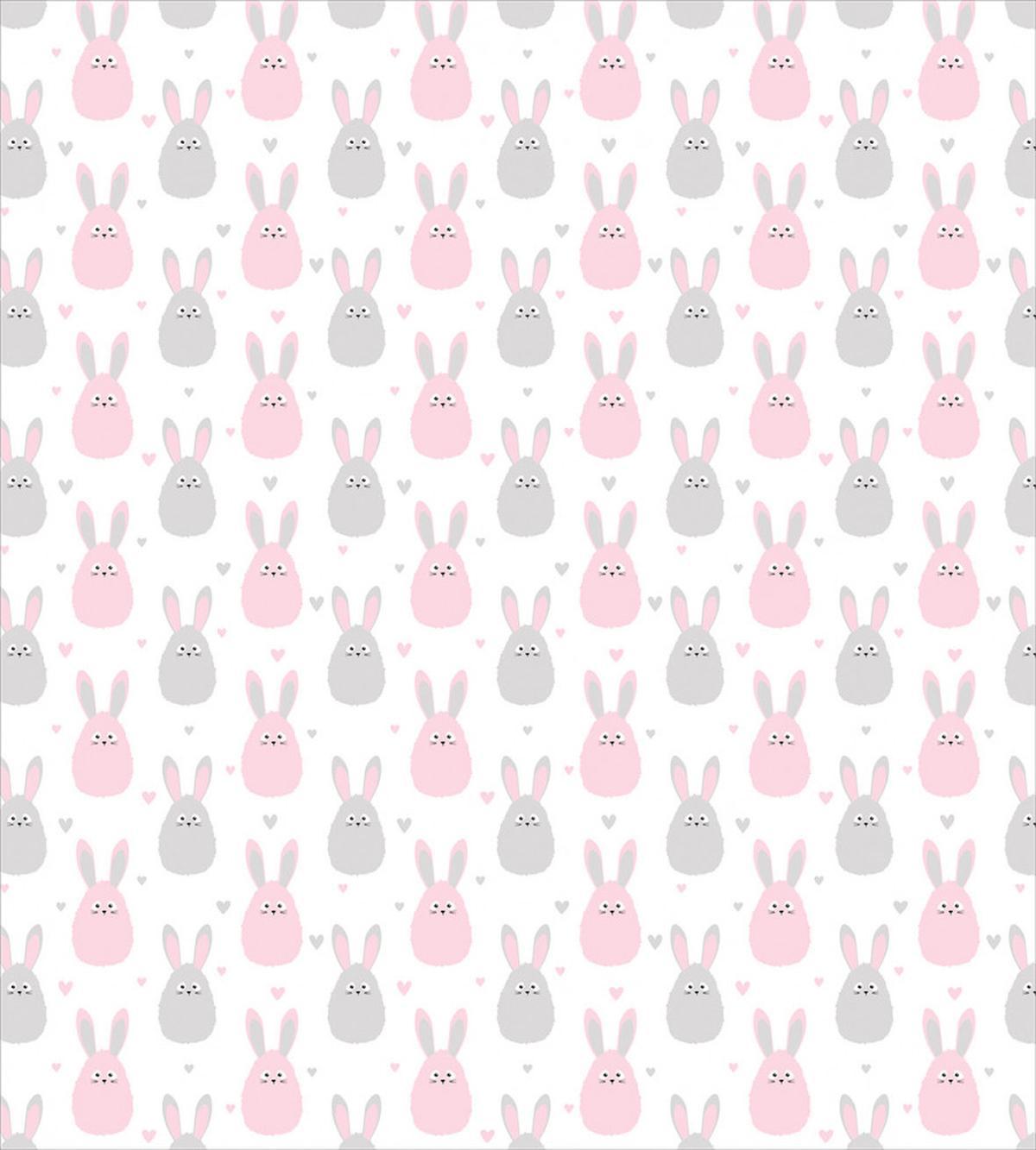Fluffy Baby Rabbits Cartoon — Pattern