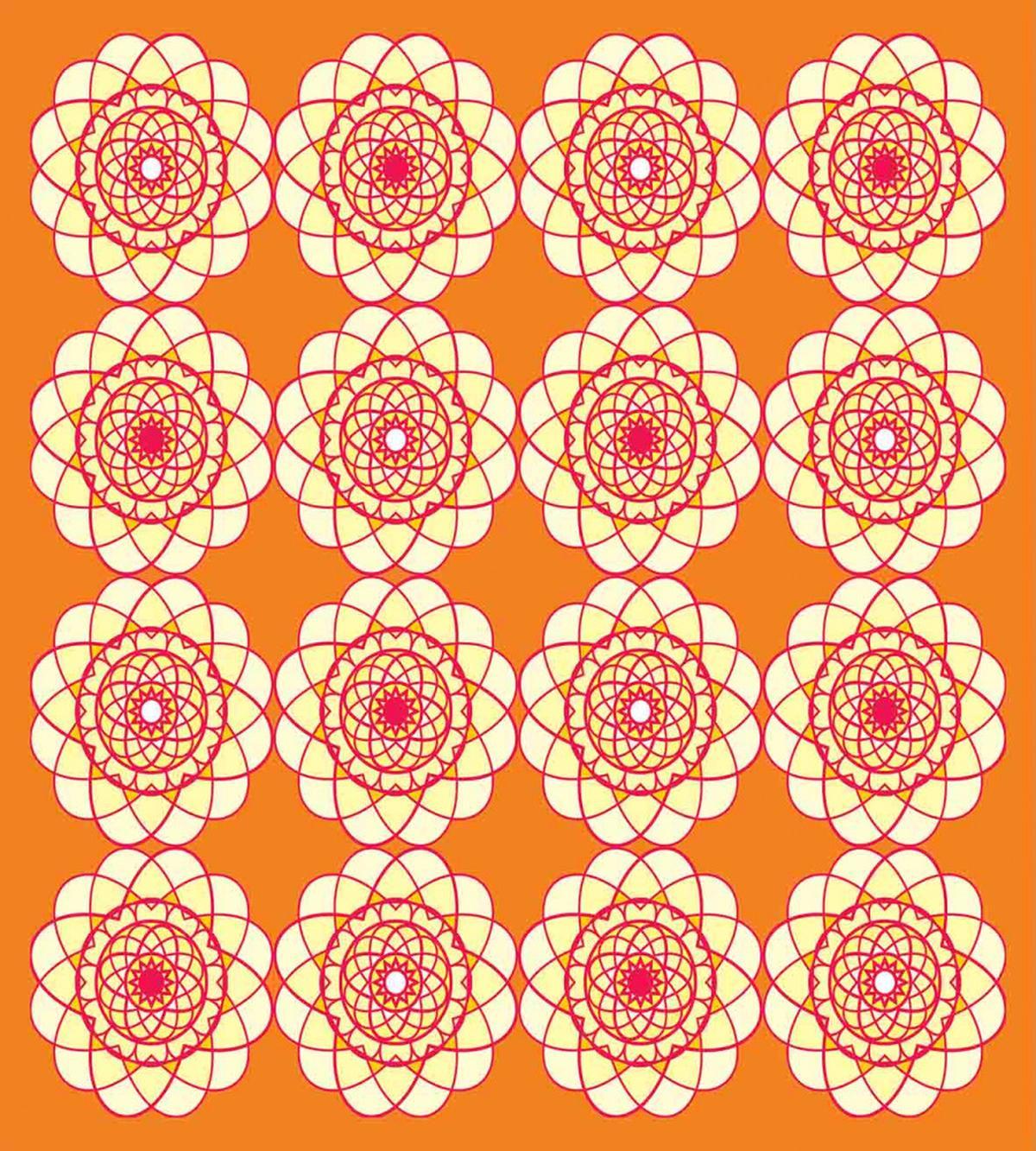 Geometric Retro Art — Pattern