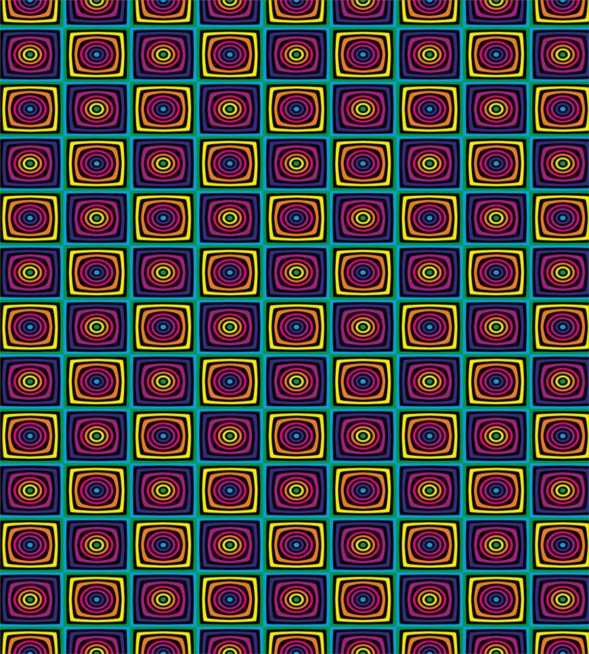 Nested Square and Circles — Pattern