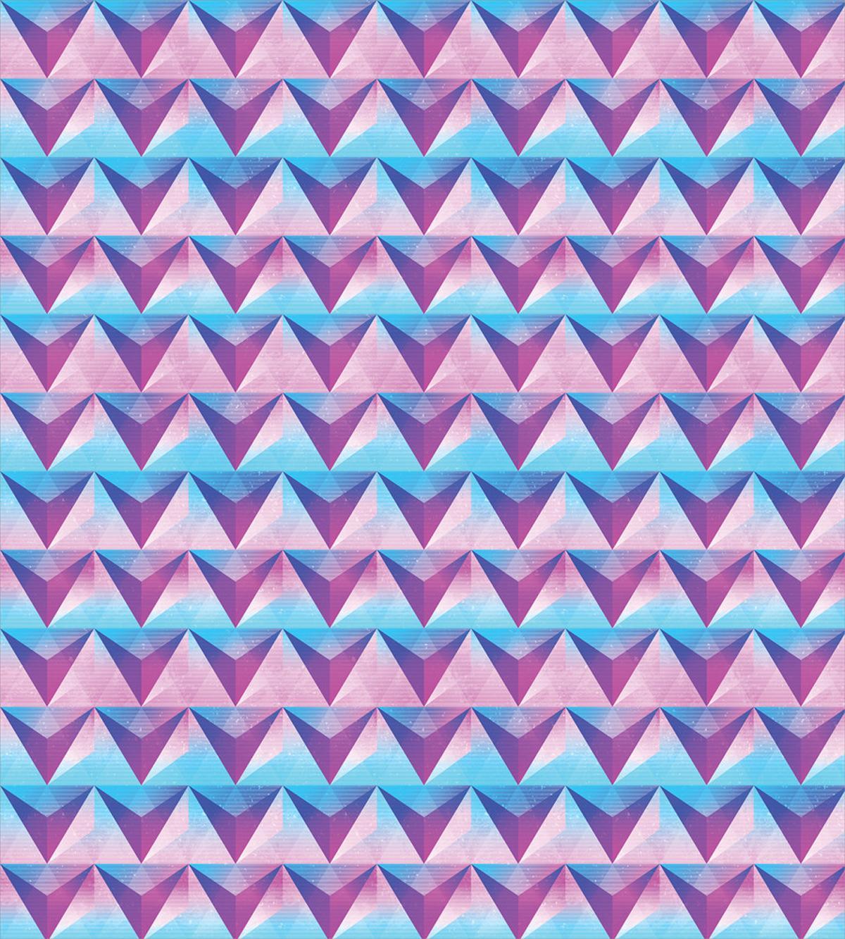 Retro Grunge Triangle — Pattern