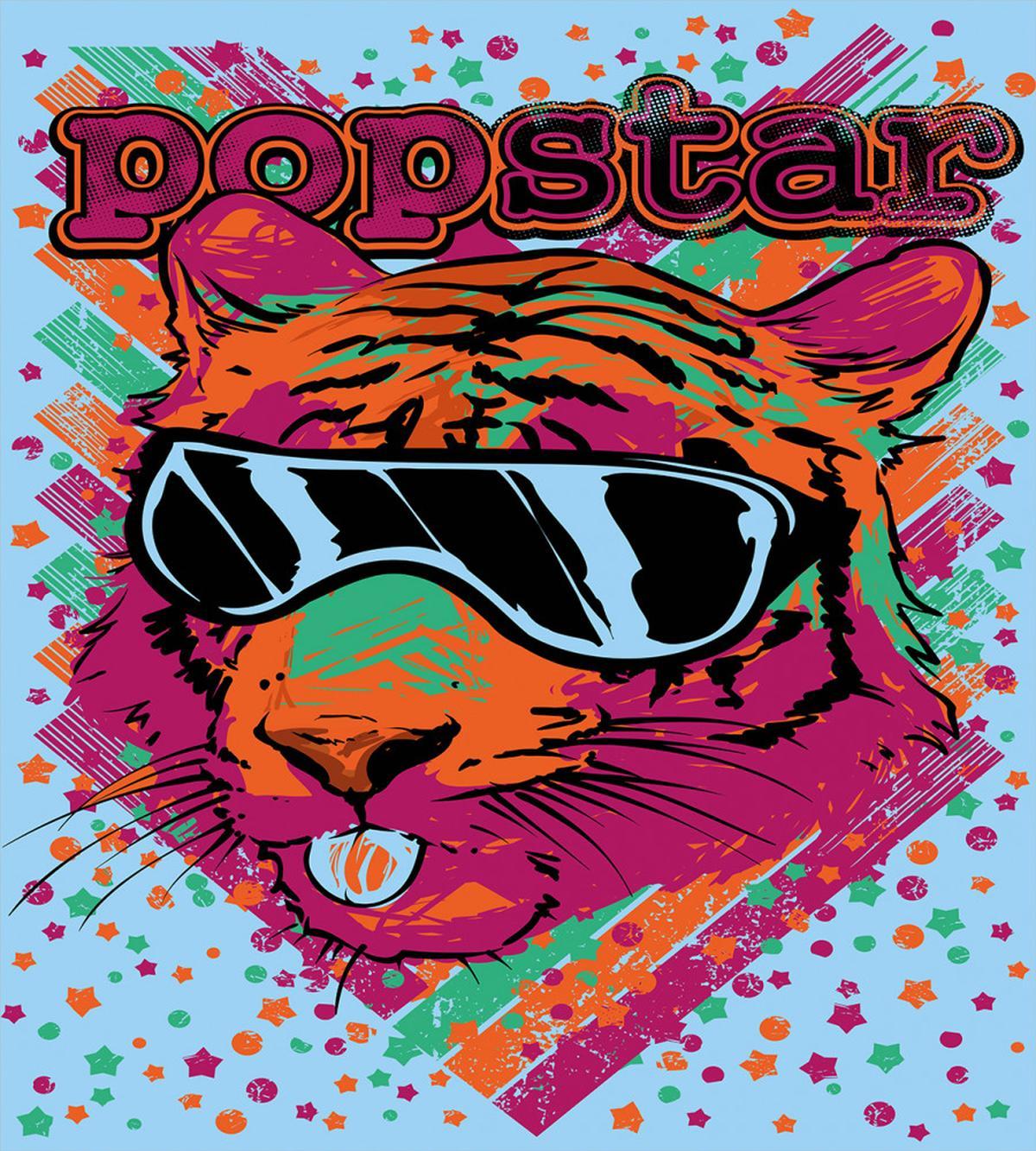 Popstar Lion Art — Pattern
