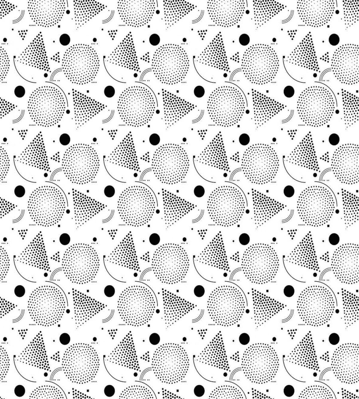 Circles Memphis Style — Pattern