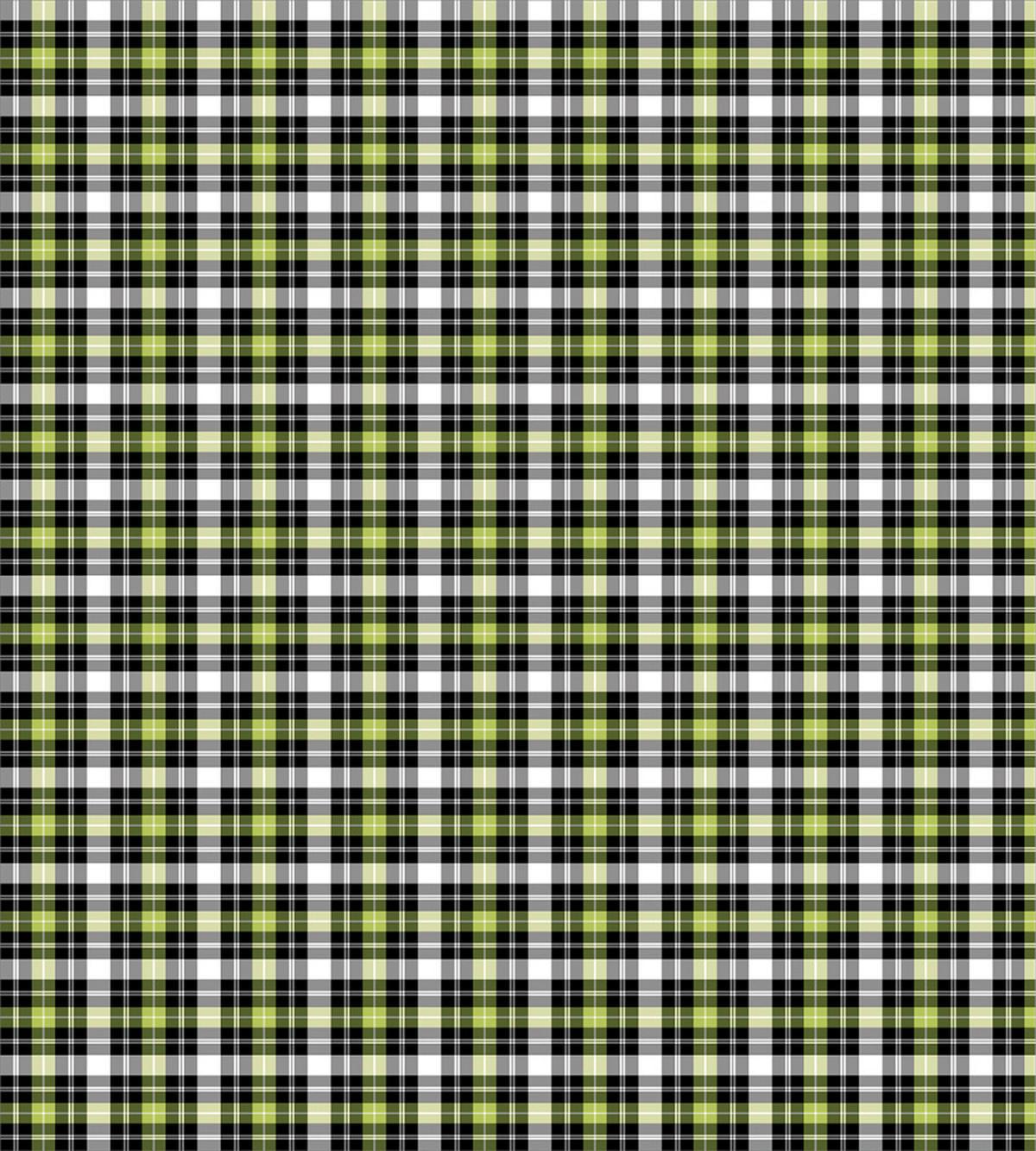 Green and Black Tartan — Pattern