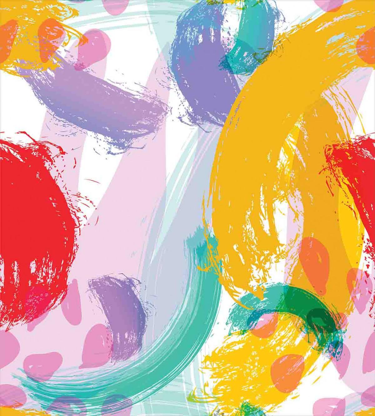 Watercolor Brushstrokes — Pattern