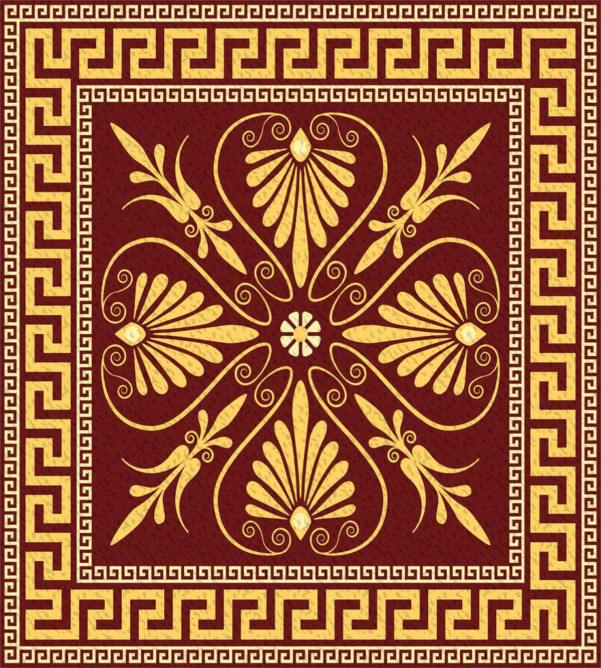 Labyrinth and Flower — Pattern