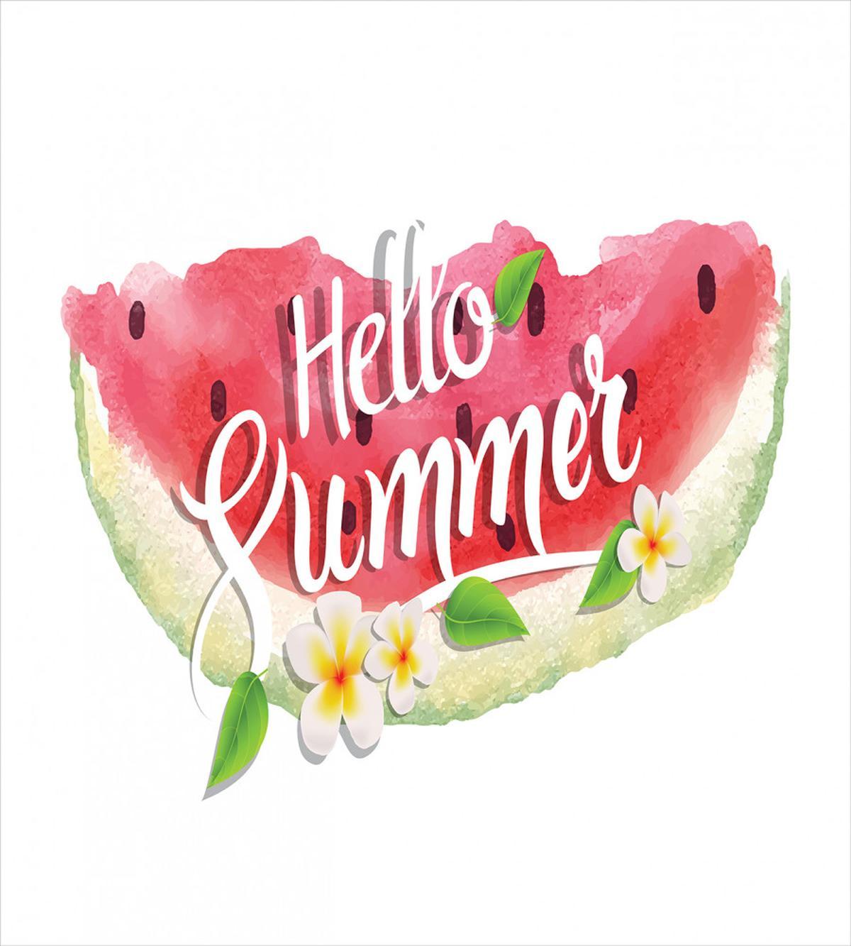 Summer Welcome Words — Pattern