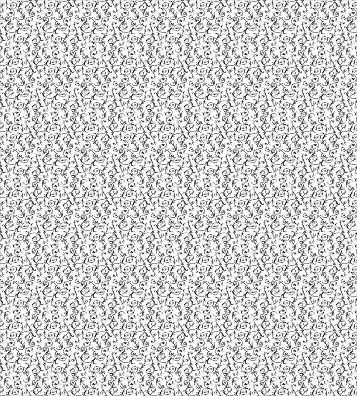 Classic Ivy Swirl Leaf — Pattern