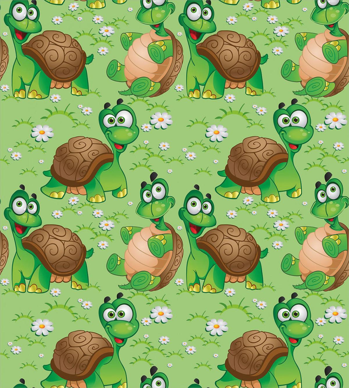 Cartoon Funny Turtles — Pattern