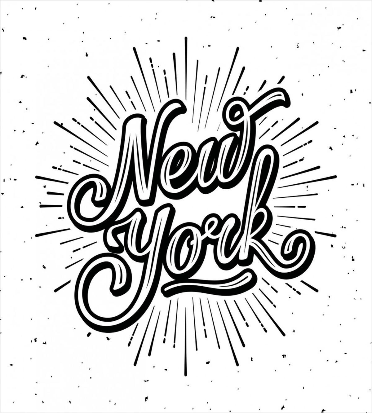 New York Typography — Pattern
