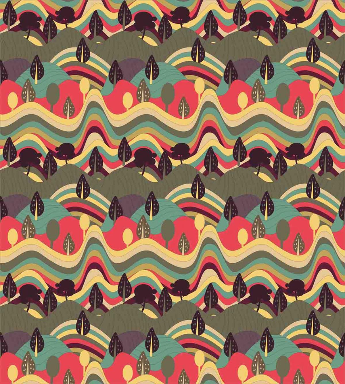 Landscape of Hills — Pattern