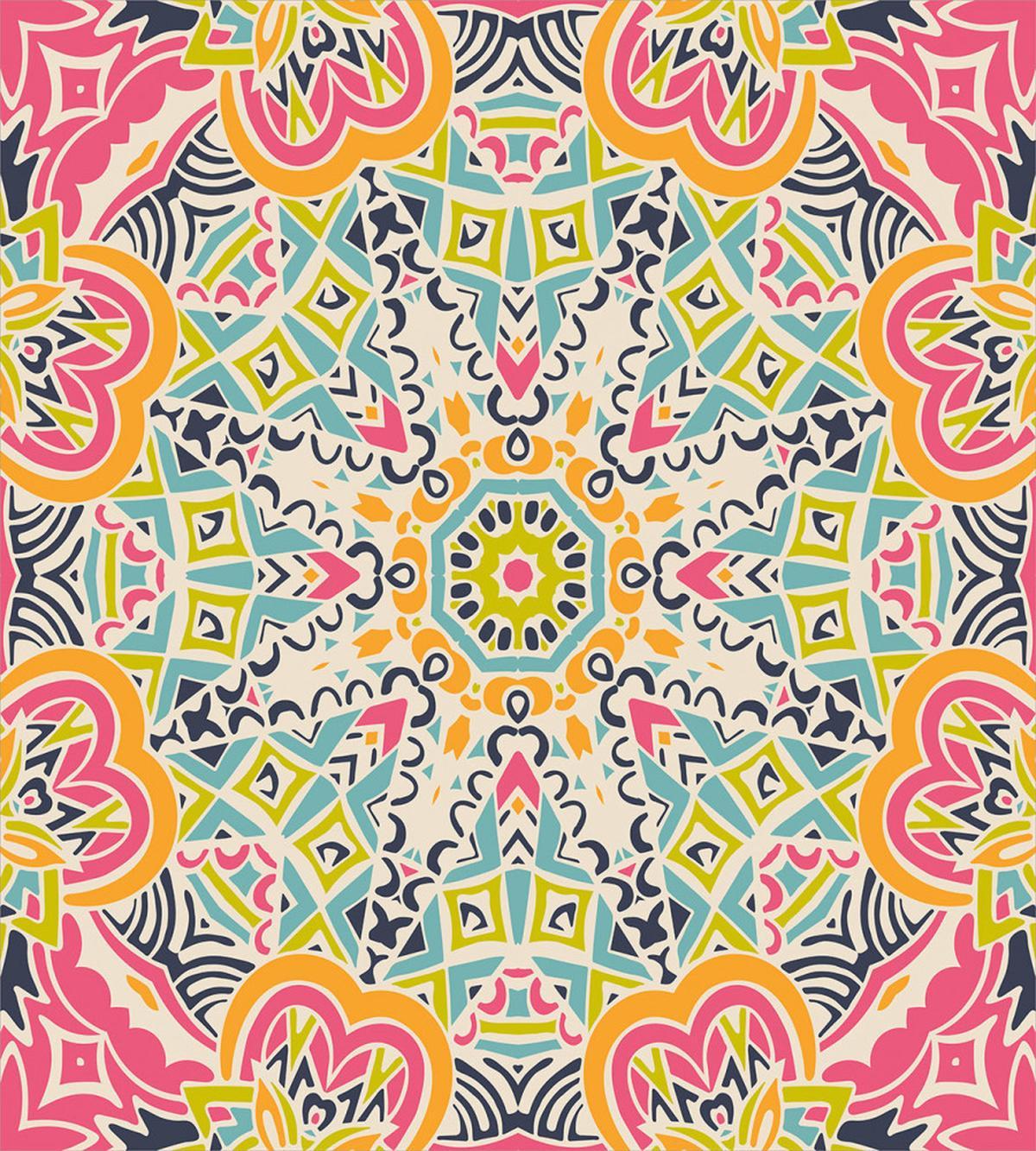 Colorful Chaotic Motif — Pattern