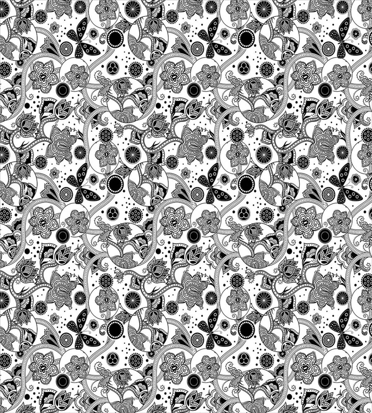 Orchids Wildflowers — Pattern