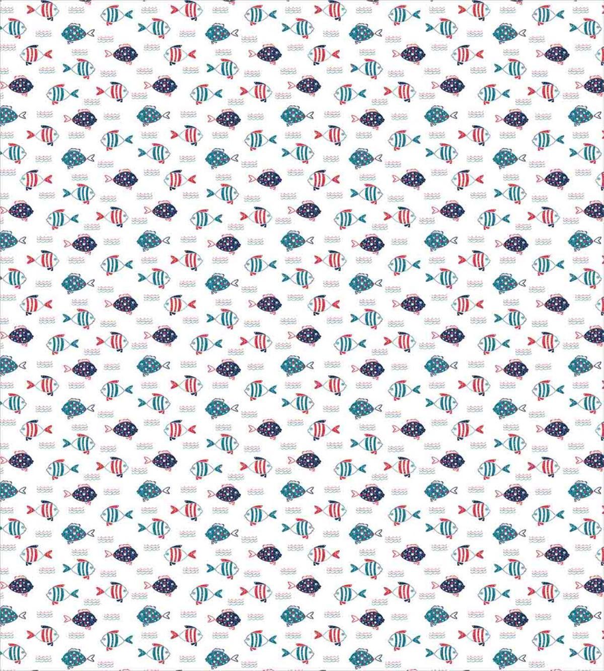 Doodle Fish and Waves — Pattern
