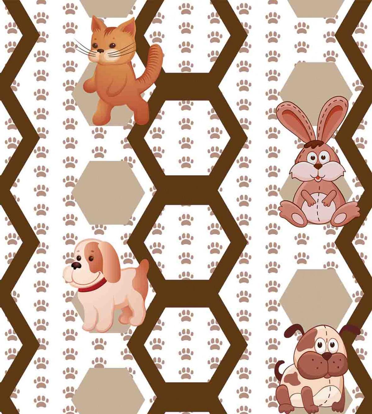 Children Animals — Pattern