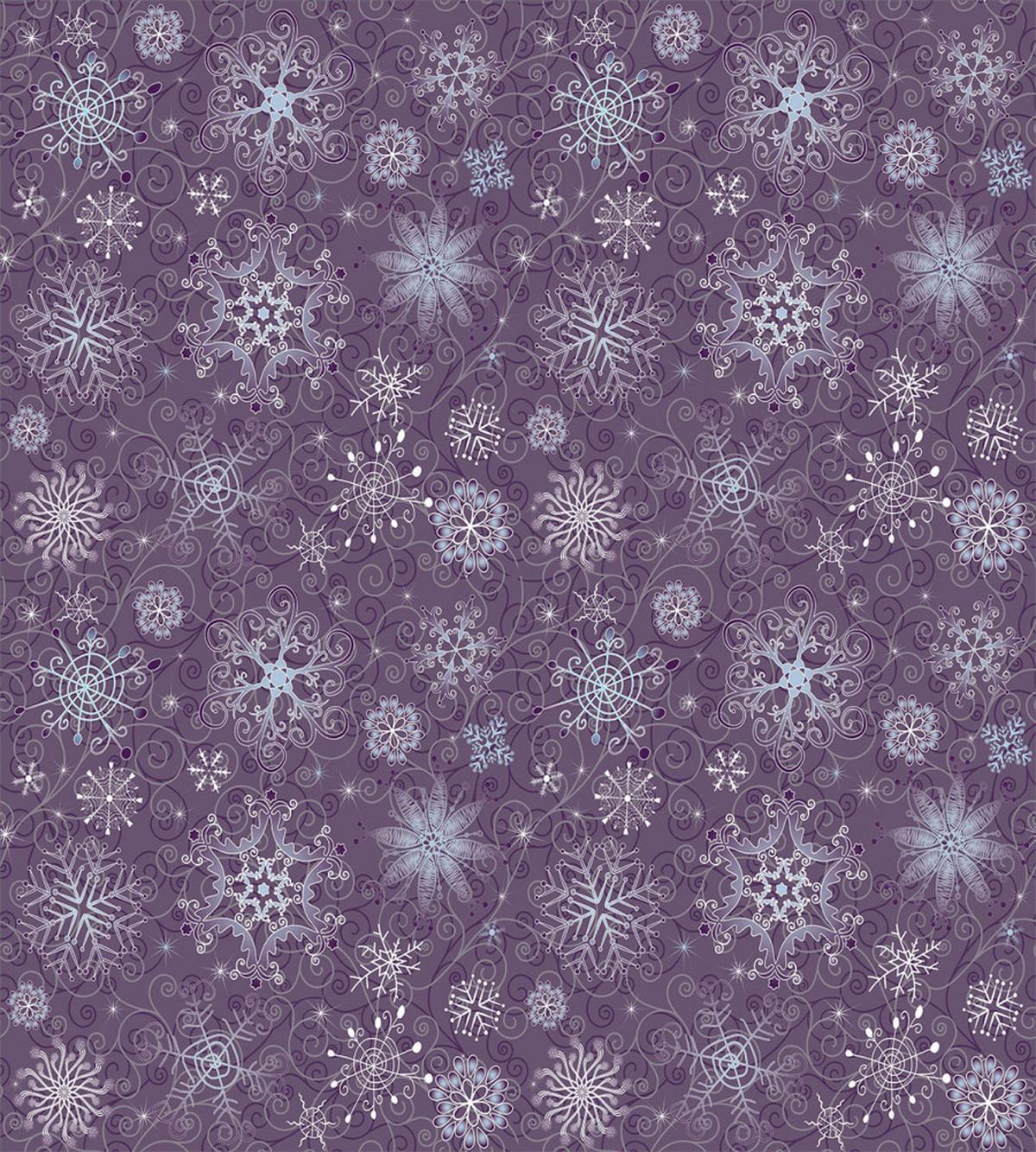 Xmas Snowflakes Floral — Pattern