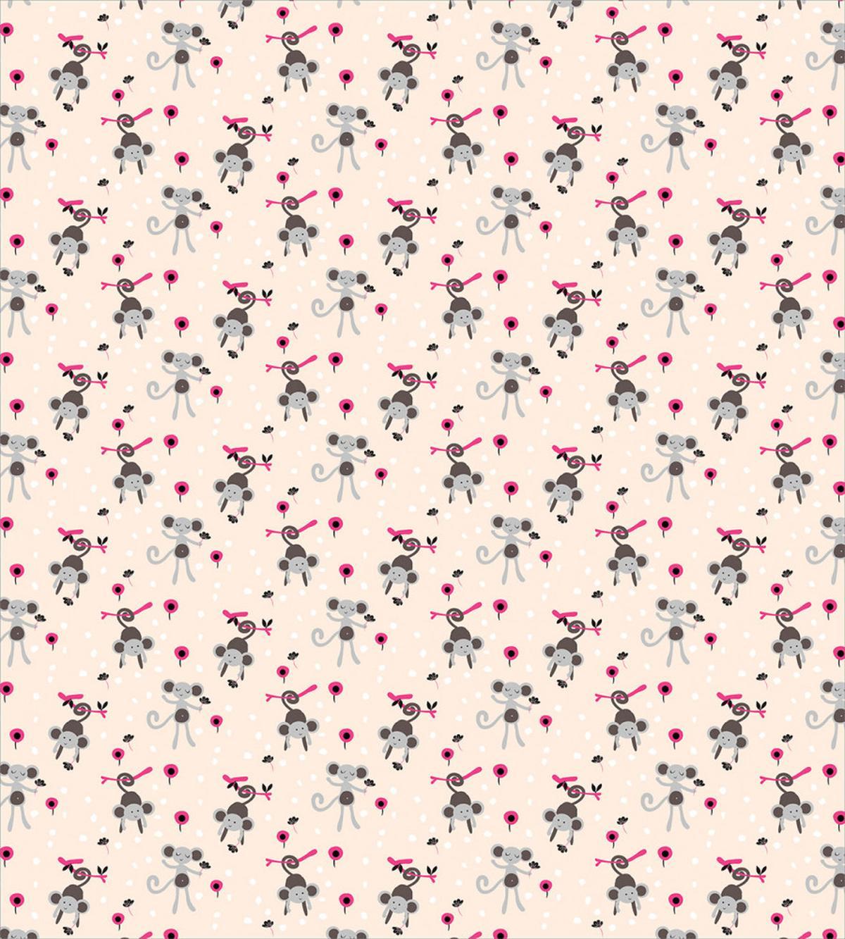 Funny Monkeys and Polka Dots — Pattern