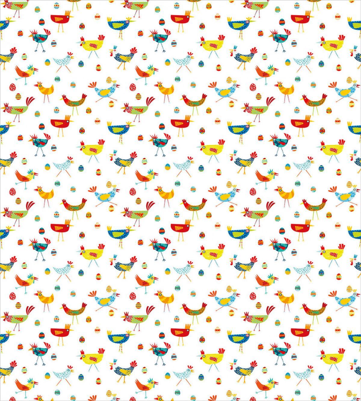 Colorful Chickens and Eggs — Pattern
