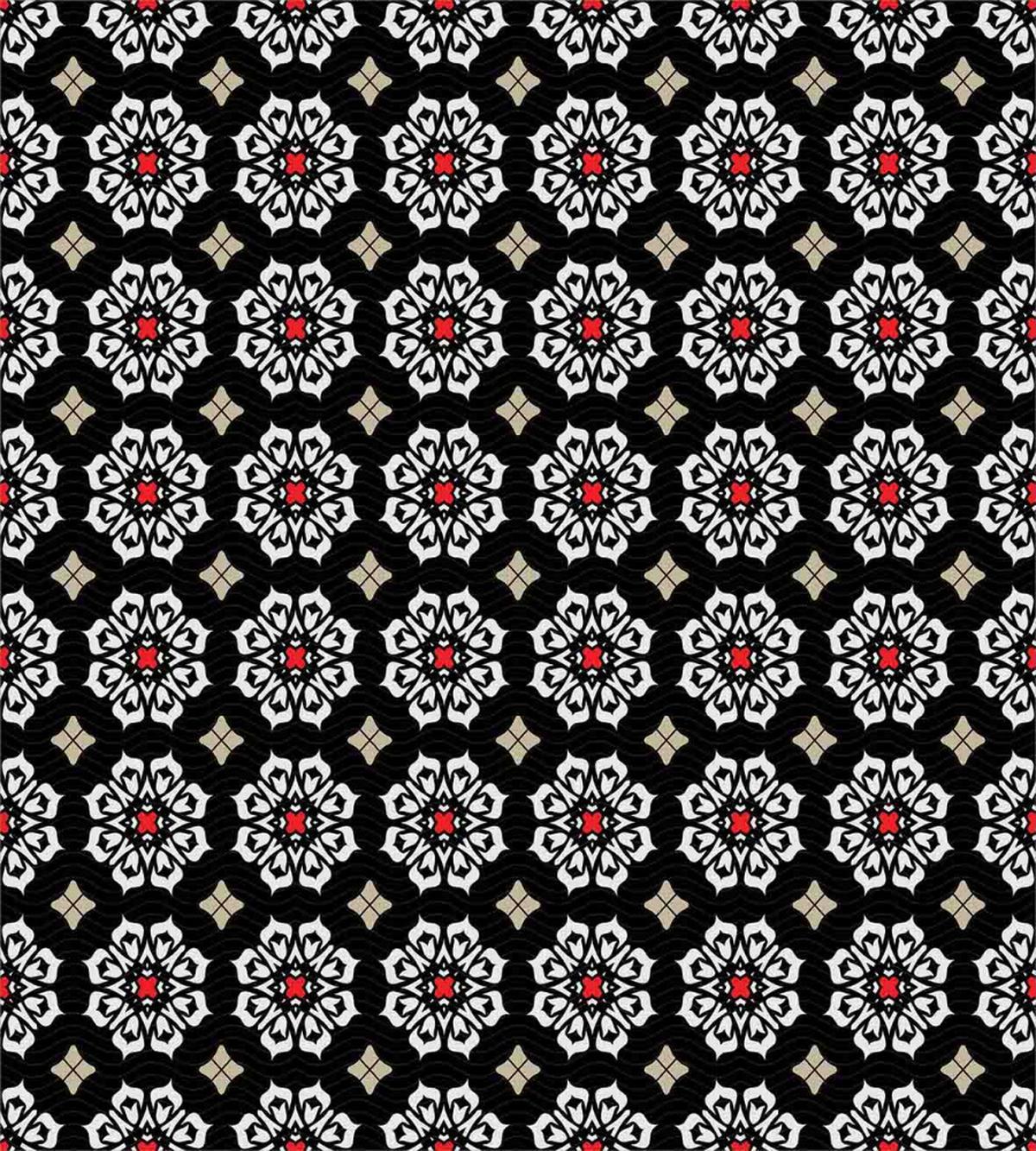 Floral Ornament Motifs — Pattern
