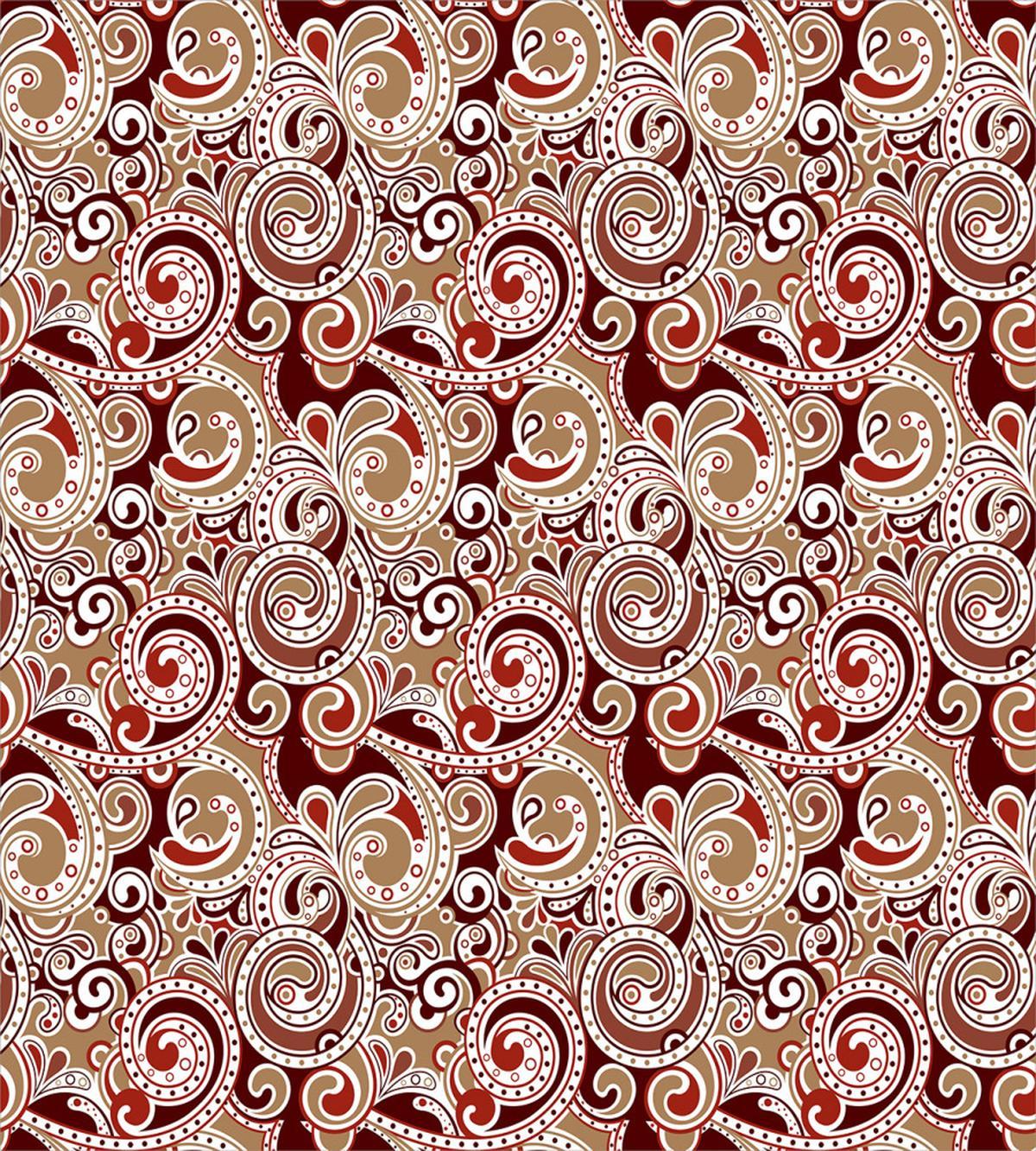 Swirled Lines Paisleys — Pattern