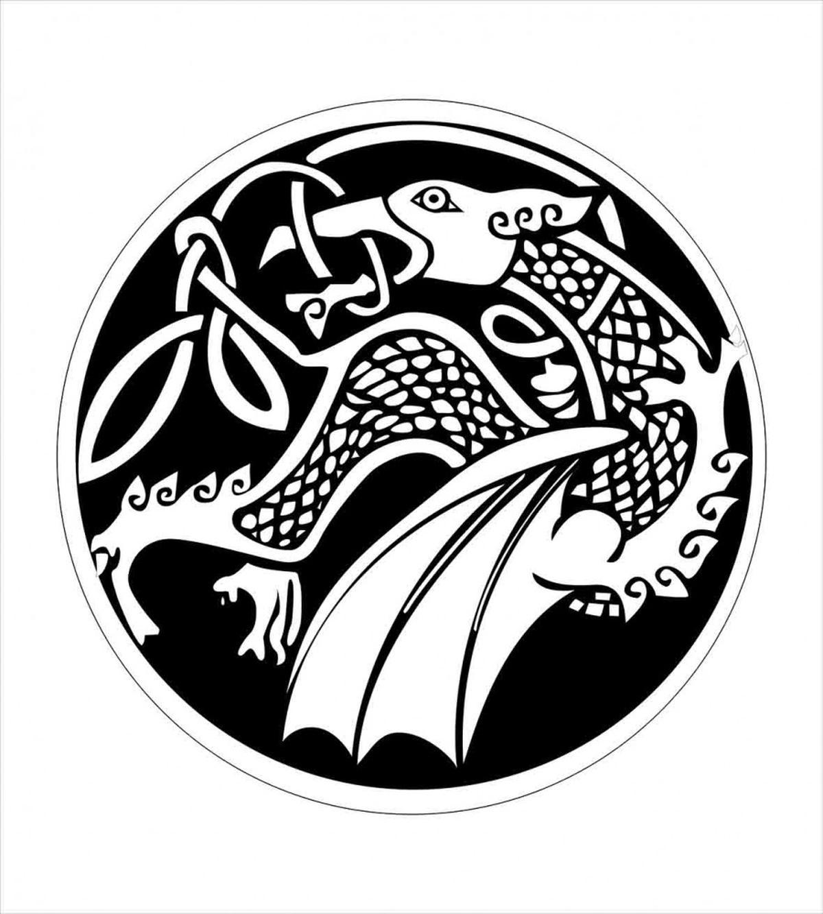 Astronomical Dragon — Pattern