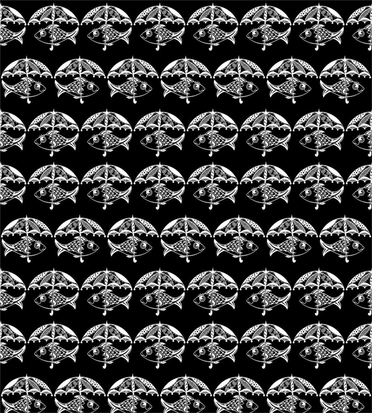 Marine Animals and Umbrellas — Pattern