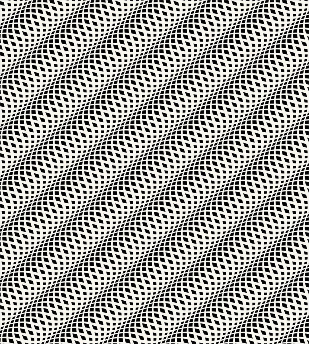 Wavy Rhombus Shapes — Pattern