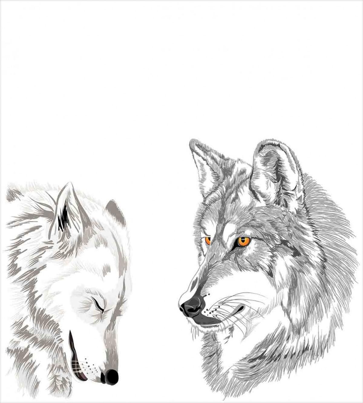 Sketchy Portraits Wildlife — Pattern