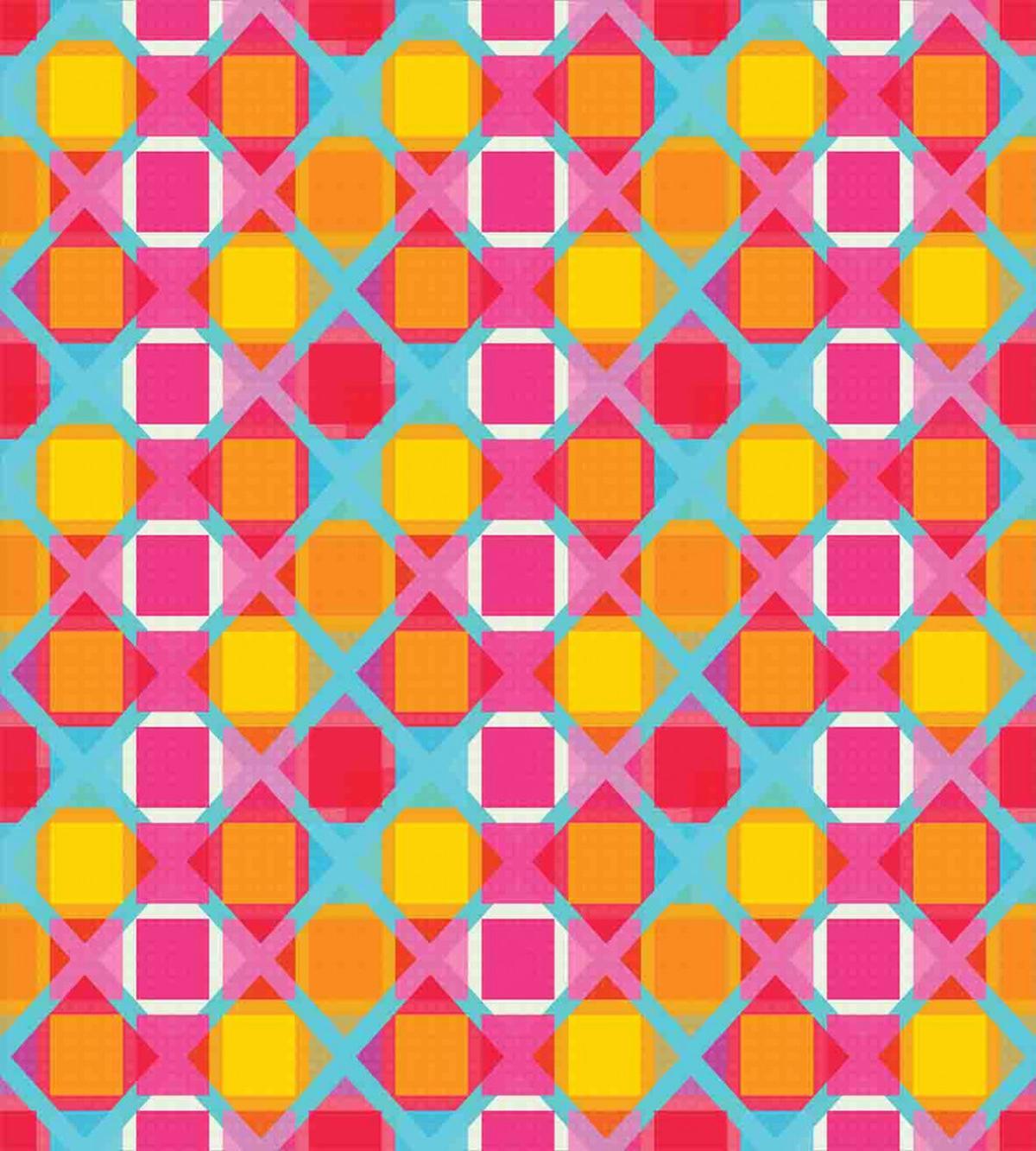 Abstract Line on Grid — Pattern