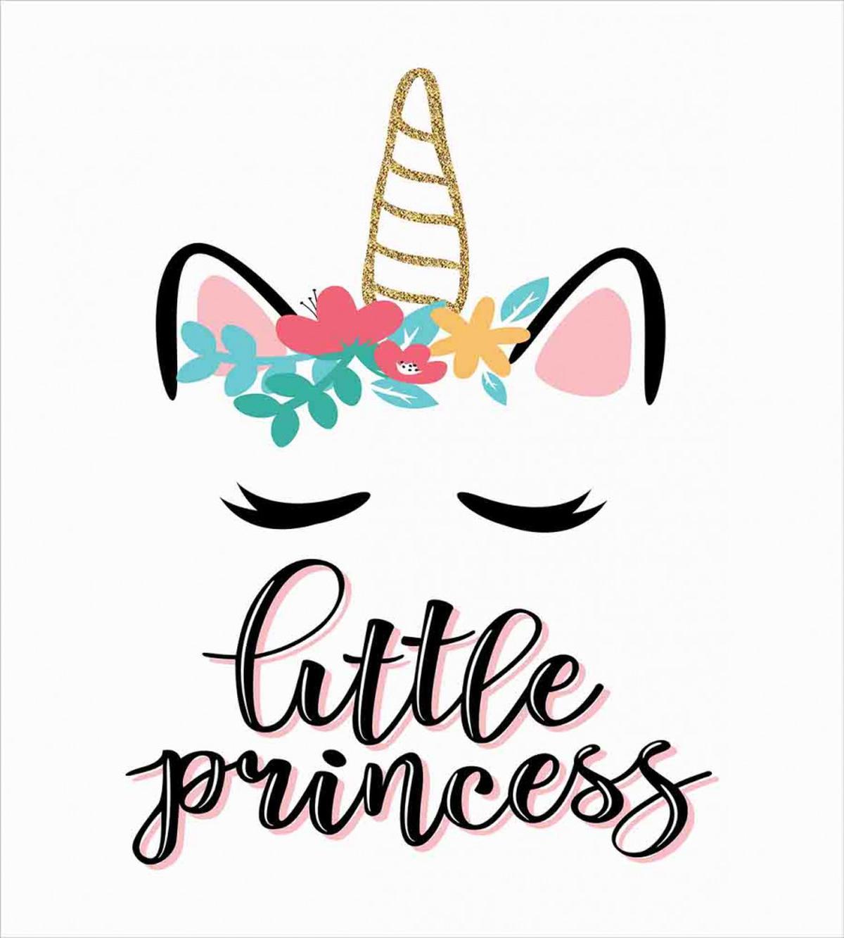 Little Princess Phrase Girly — Pattern
