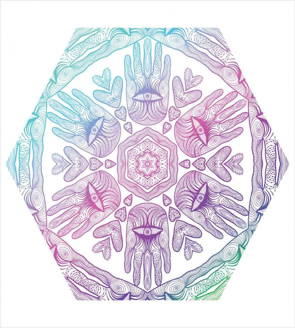 Evil Eye Bohemian Ombre — Pattern